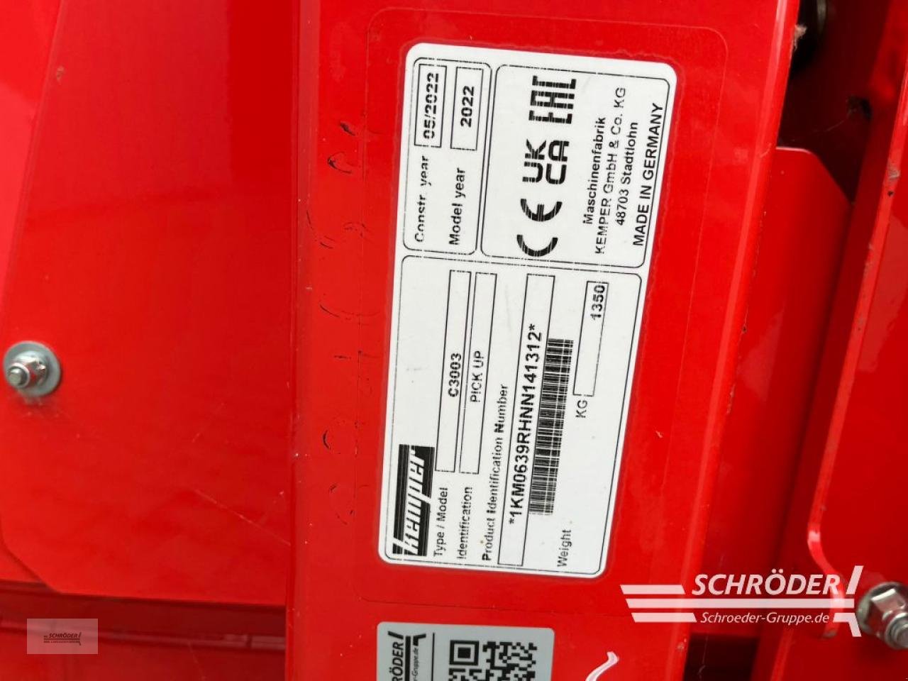 Feldhäcksler Pick-up типа Kemper NEU | PICK UP C3003 MAXIMUM / CLAAS, Gebrauchtmaschine в Scharrel (Фотография 4)